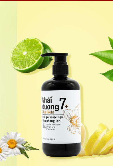 Hàng chính hãng dầu gội thái dương 7 plus 480ml kết hợp xả 2 trong 1