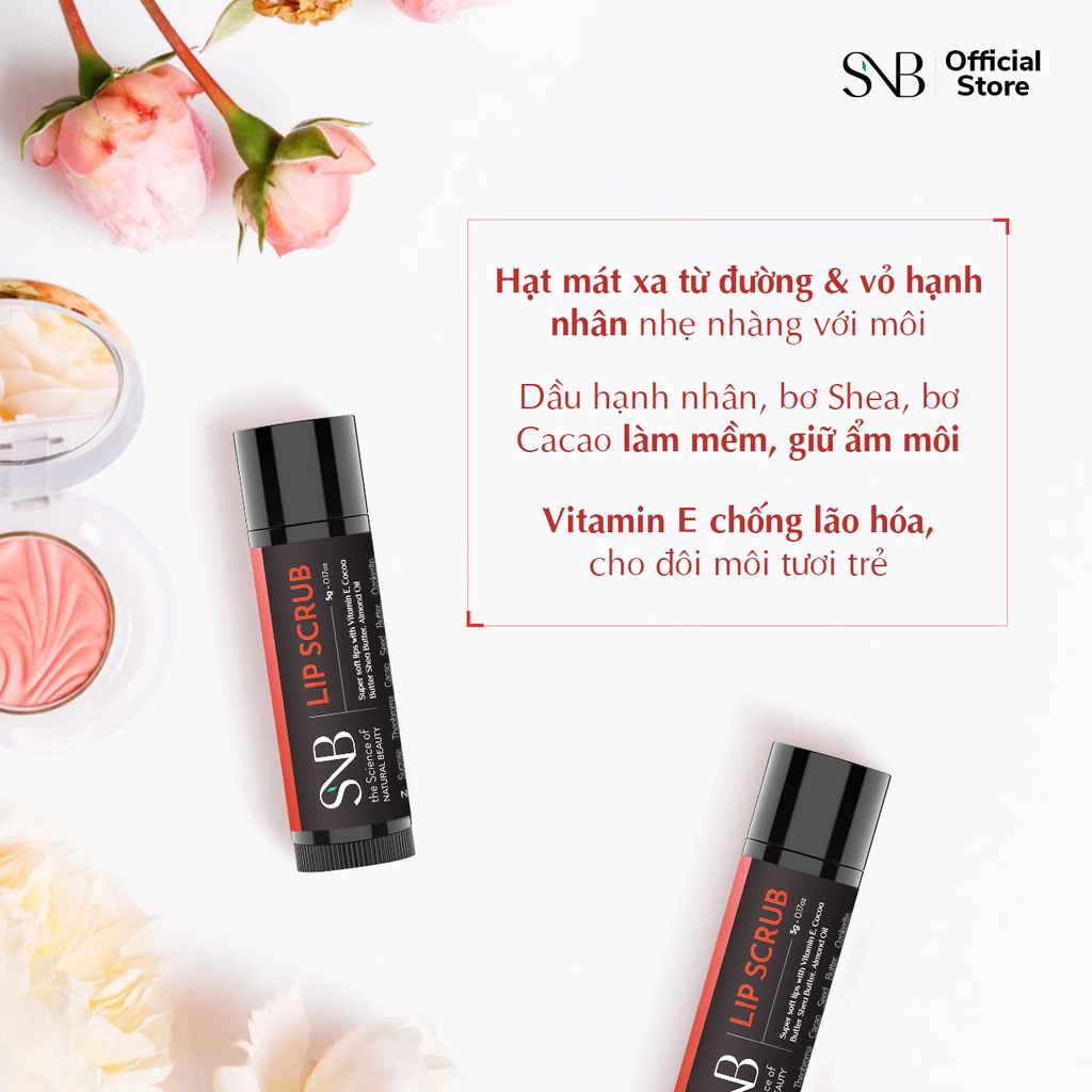 Son tẩy tế bào chết SNB LIP SCRUB 5g