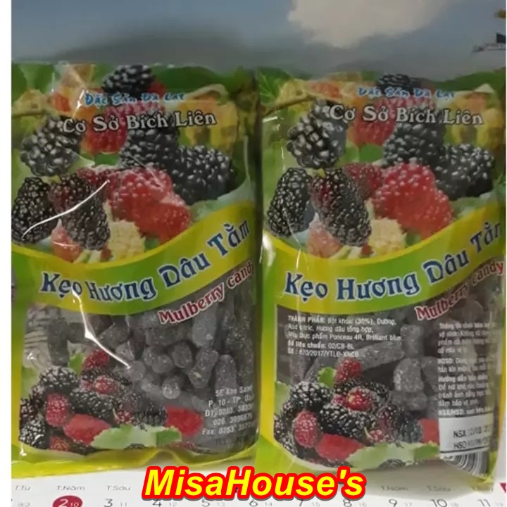 Bộ 2 gói kẹo dâu tằm Đà Lạt loại 200g