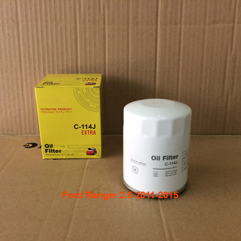 Lọc nhớt Ford Ranger 2003 2004 2005 2006 2007 2008 2009 2010 2011 2012 6M346731AA hàng Nhật C114T