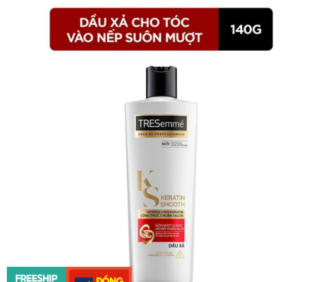 Dầu Gội Và Xả Tresemmé Keratin Smooth 140gr