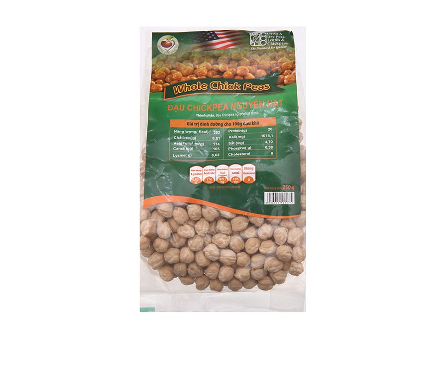 Đậu Chick Pea Dry Pea nguyên hạt 250gr