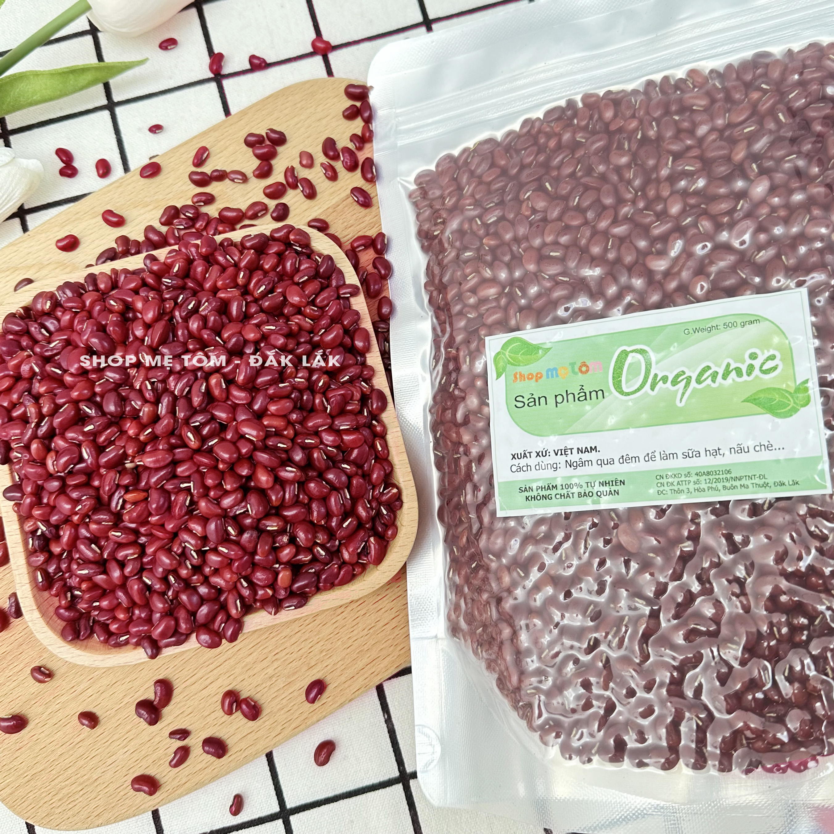 500GRAM ĐẬU ĐỎ RANG MỘC (TRÀ ĐẬU ĐỎ)