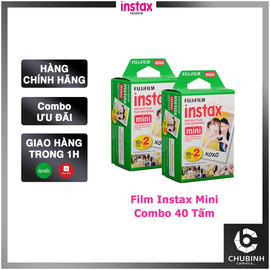 Combo Film Instax Mini (40 Tấm) - Chính Hãng