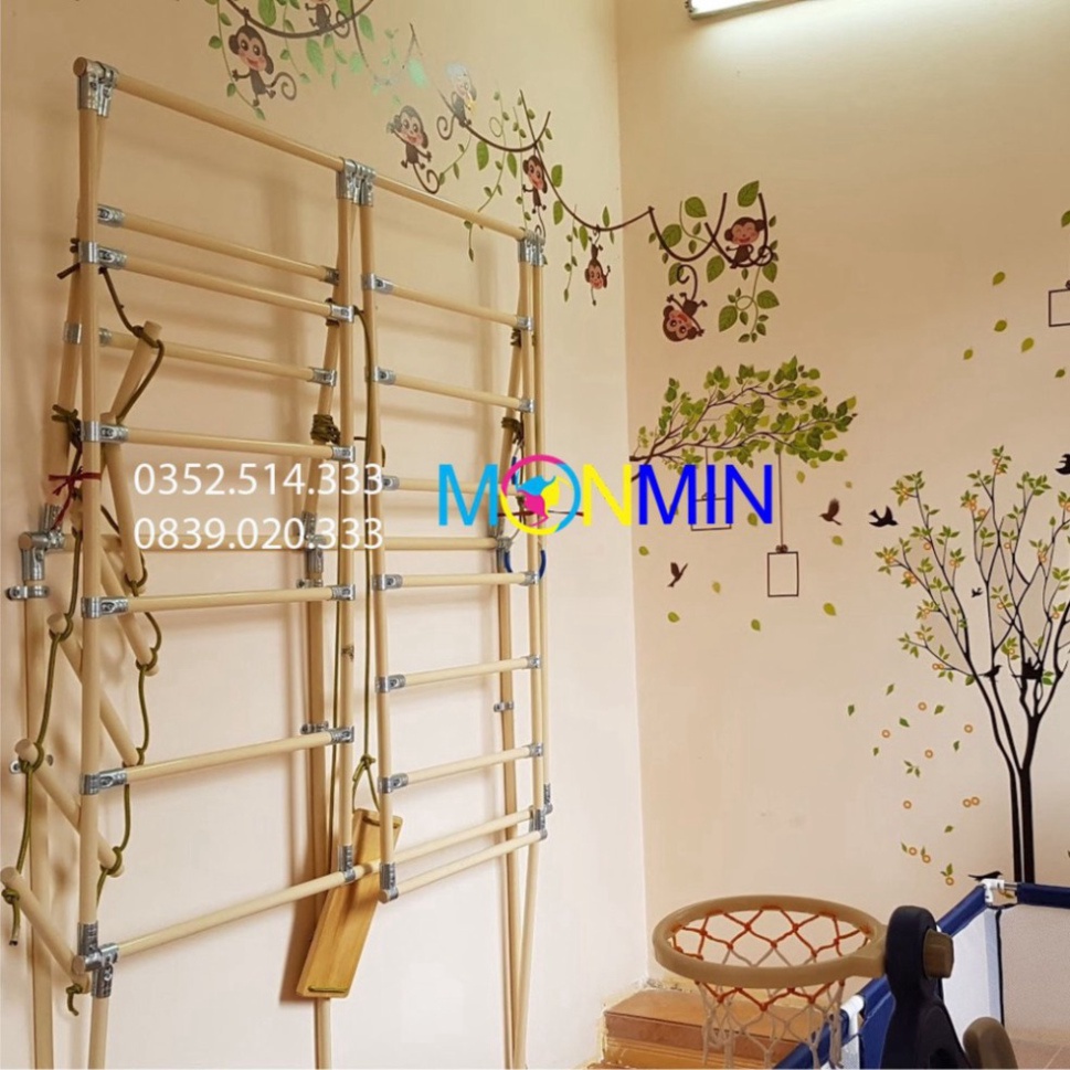 Xà đu đa năng Satech - Khung vận động cho bé - Bộ Gấp Gọn