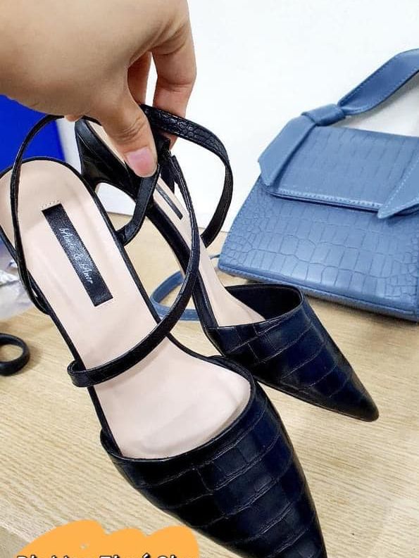 Giày cao gót mũi nhọn cao 6 phân