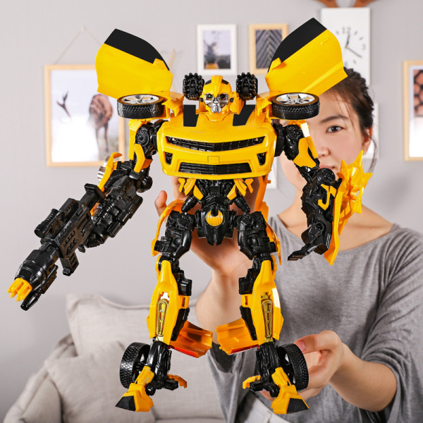 Siêu Lớn Optimus Prime Transformers Đồ Chơi Bumblebee Boy Biến Hình Robot Autobots
