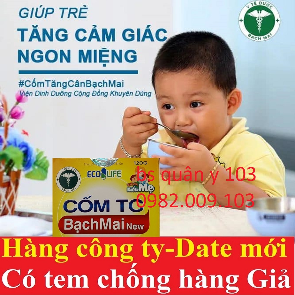 cốm tăng cân bạch mai TC NEW plus 120g