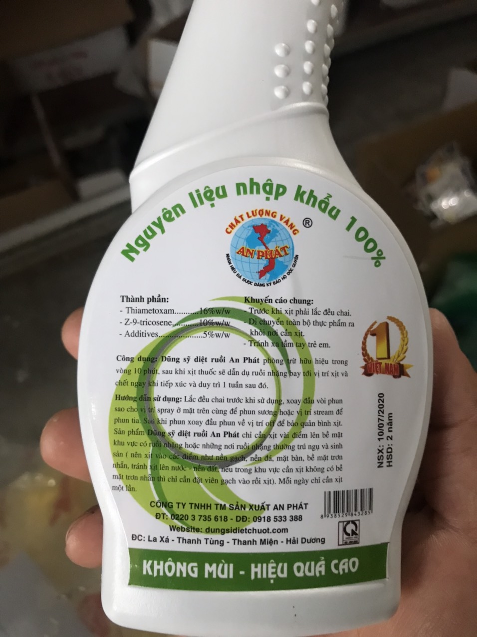 Diệt ruồi An Phát - Không mùi - Hiệu quả (Chai 350ml)