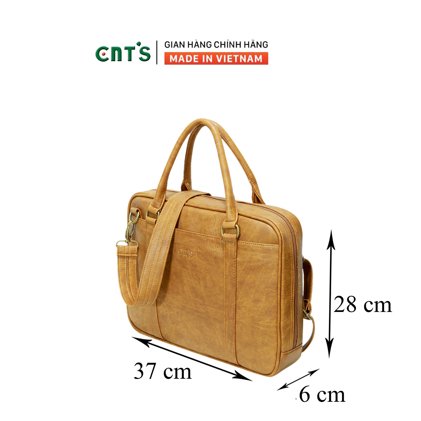 Cặp da nam công sở CNT HQ21 thời trang cao cấp
