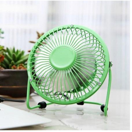 (Mẫu mới 2023 )QUẠT LỒNG SẮT Mini Cổng USB - Quạt tốc độ mạnh xoay 360