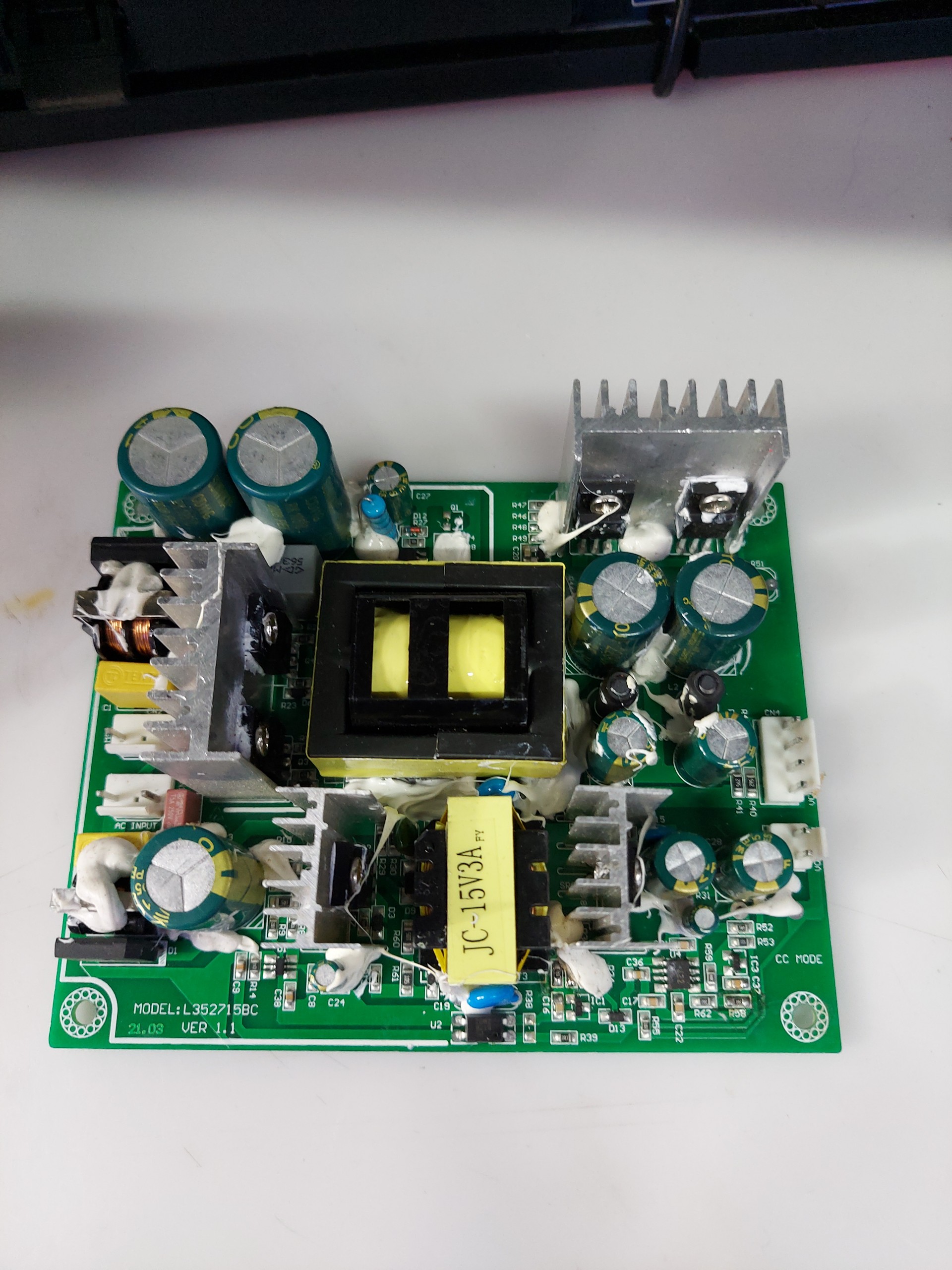 Nguồn Xung thùng kéo 35v đôi - 15v đơn