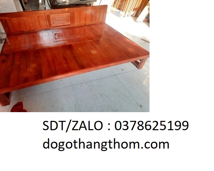 giường gấp gỗ xoan 1,2m