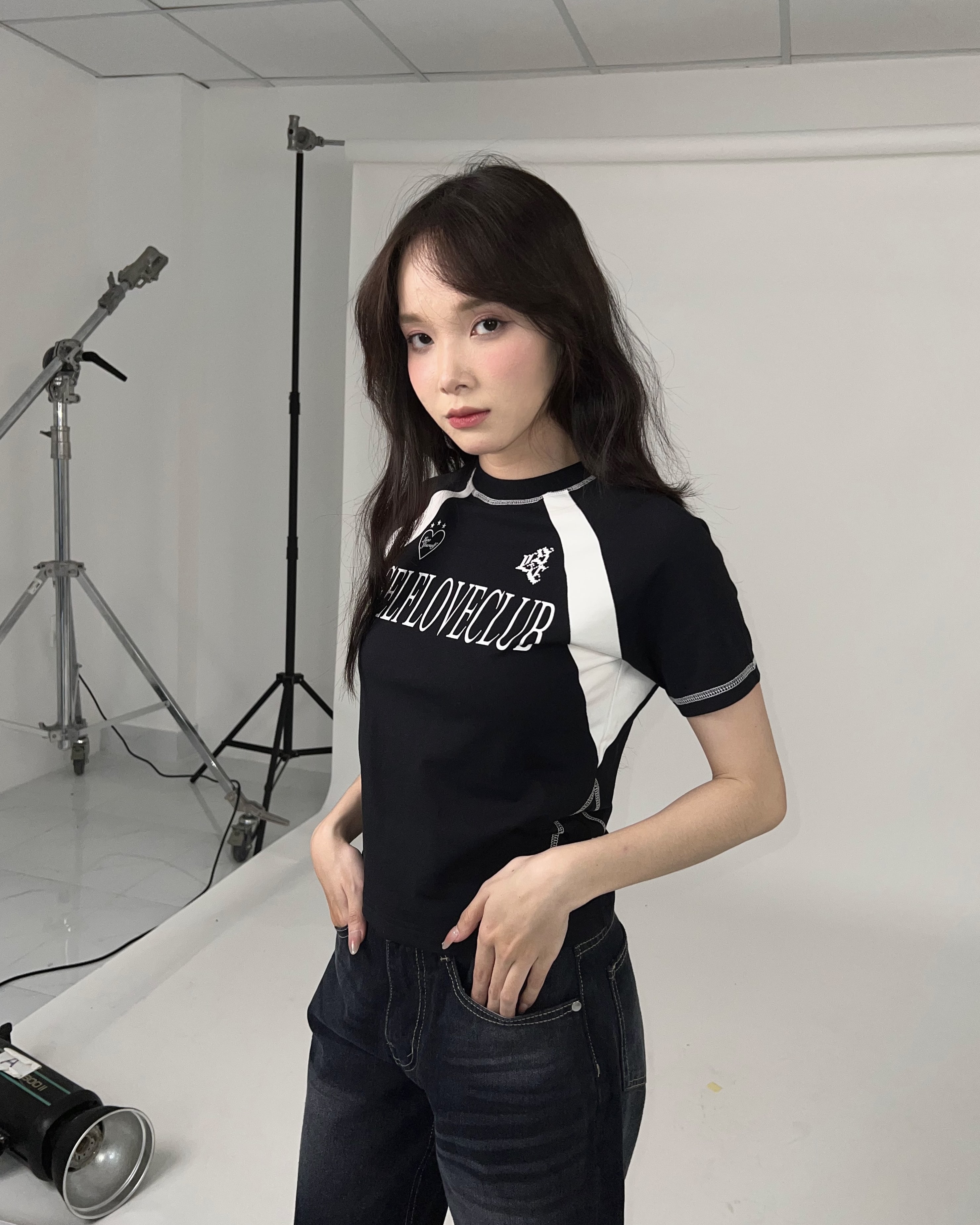 Áo thun babytee sporty SLC viền chỉ nổi