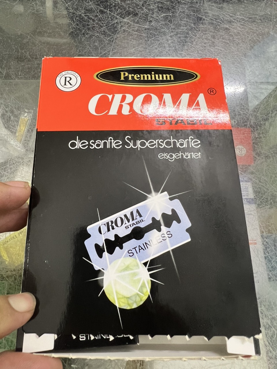 Lưỡi Dao Cạo Lam CROMA Siêu Bén
