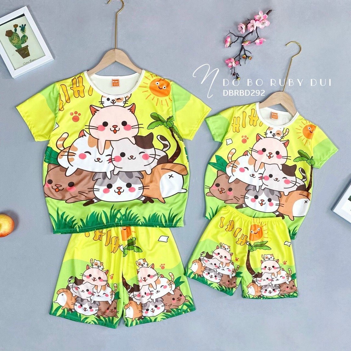 đồ bộ cho mẹ và bé