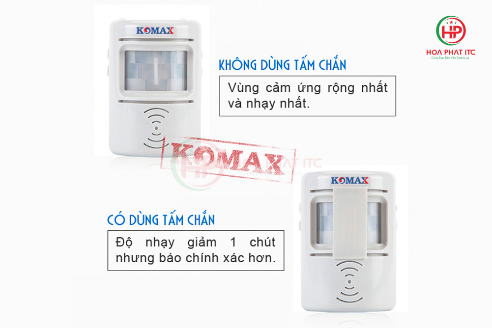 Chuông báo khách hai chiều Komax KM-008B
