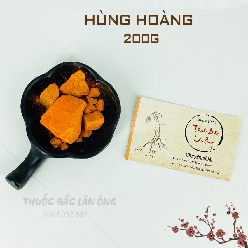 Đá Hùng Hoàng 200g