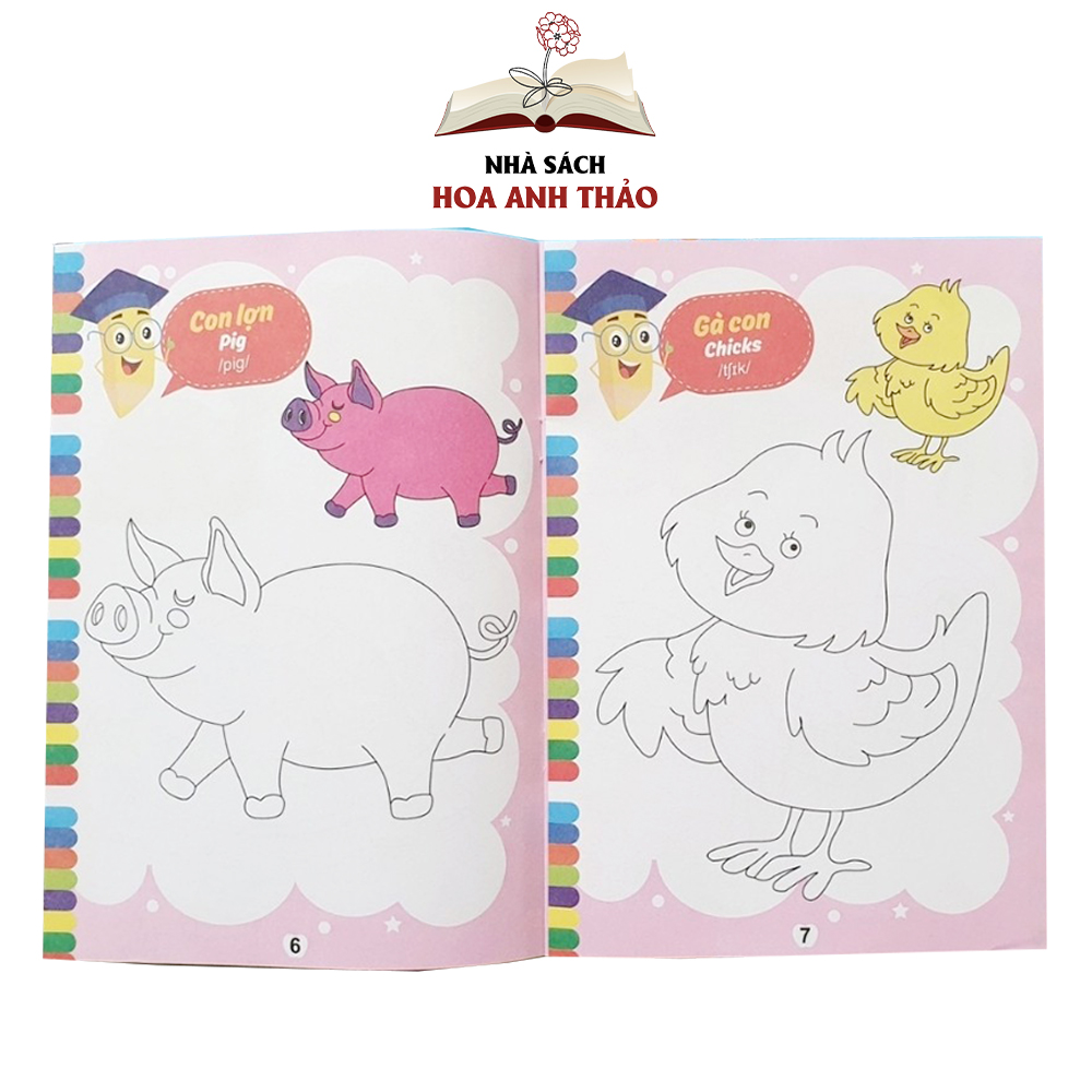 Sách - Bé Tô màu nhiều chủ đề tự chọn