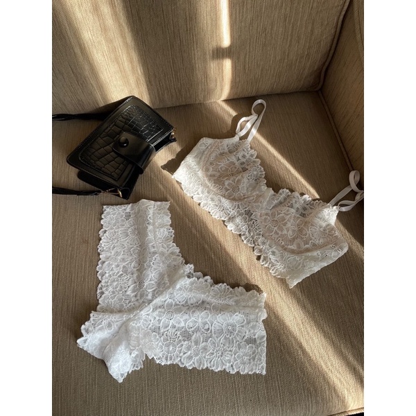 [SALE LỚN CUỐI NĂM 12-14.12]set đồ lót liuliu trắng quần boxer
