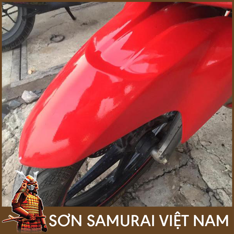Sơn samurai màu đỏ 23 - Combo màu đỏ nổi bật sơn xịt samurai