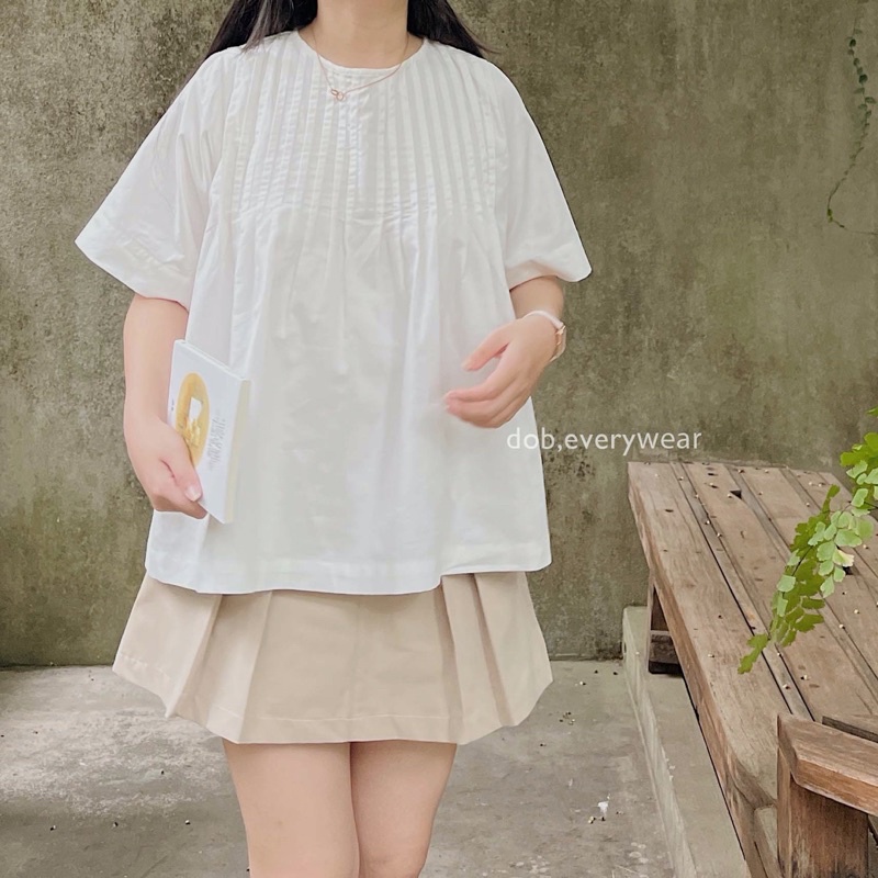DOB - Áo babydoll xếp li Puny A0622