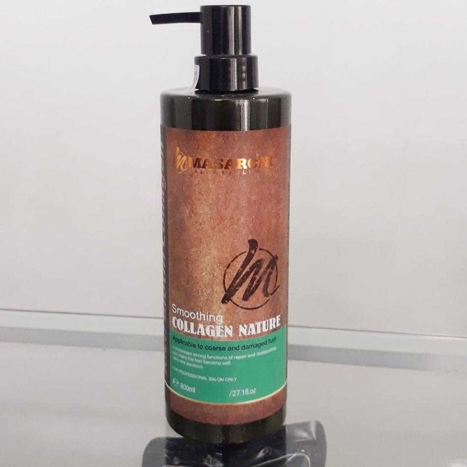 Steaming to restore damaged hair Smoothing Collagen Nature Masaroni 800ml