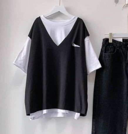 Sét ba món áo rách + quần bò đen HĐ12 áo thun nam nữ, sét bộ mặc ở nhà, chất đẹp - FANI