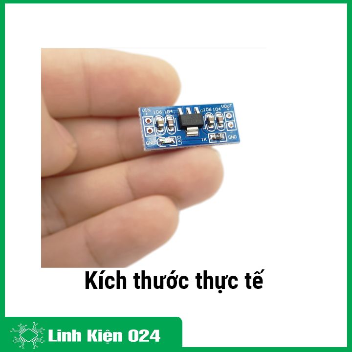 Module nguồn AMS1117 3V3 Input 4V5 - 7VDC