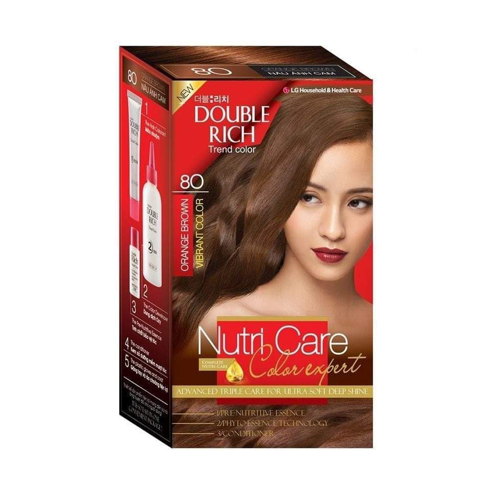 (Đủ màu) Thuốc nhuộm tóc Double Rich
