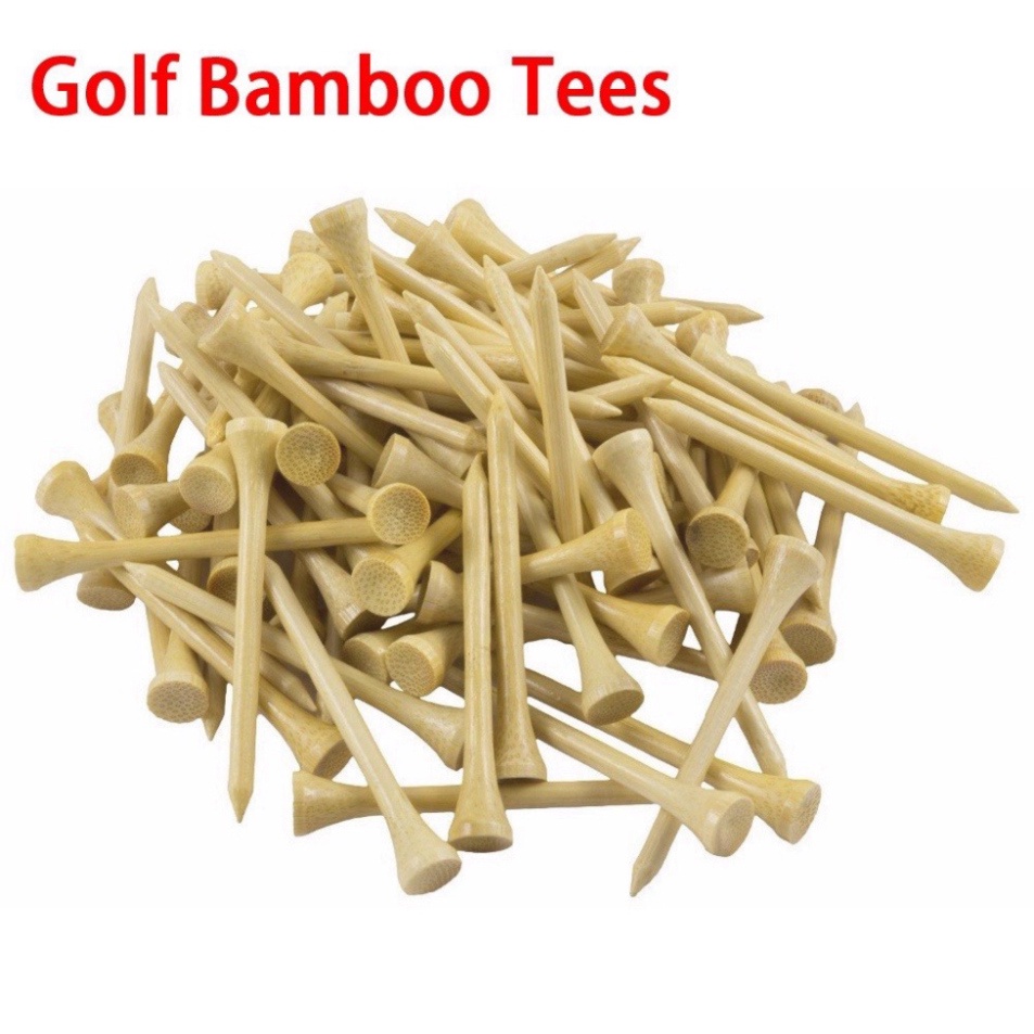 10 cái Tee chơi golf bằng tre - 4 kích thước [ GOLF SUPERMARKET ]