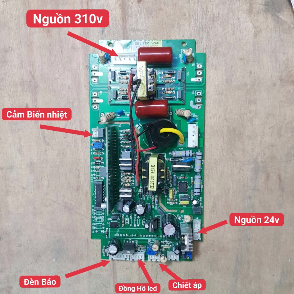 Bo mạch máy hàn điện tử igbt , không kèm igbt