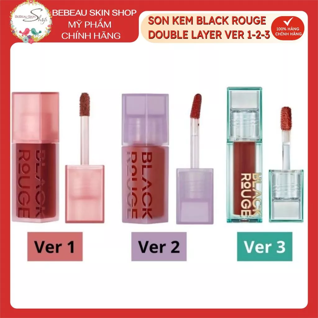 Son Black Rouge Double Layer Over Velvet New 2022 [Bebeauskinshop]