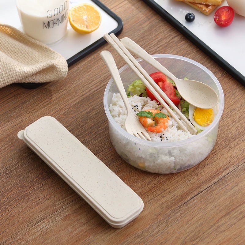 [Quà tặng không bán] -Quà tặng Bộ muỗng đũa lúa mạch