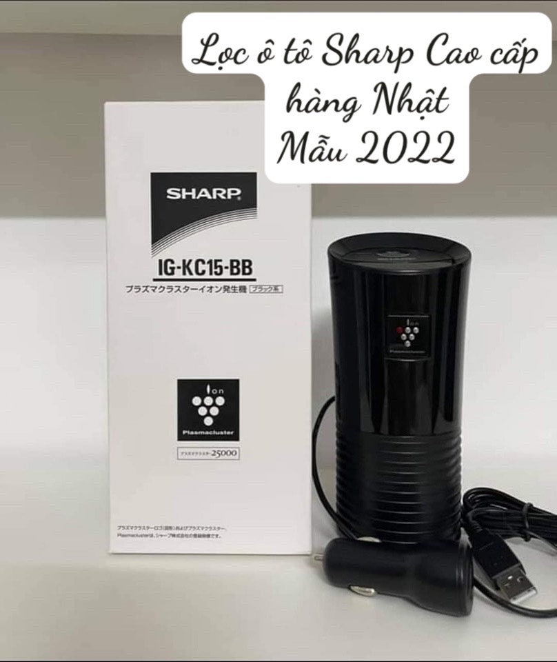 [HÀNG NHẬT NỘI ĐỊA, MẪU MỚI 2021] LỌC KHÔNG KHÍ Ô TÔ SHARP NHẬT BẢN CAO CẤP