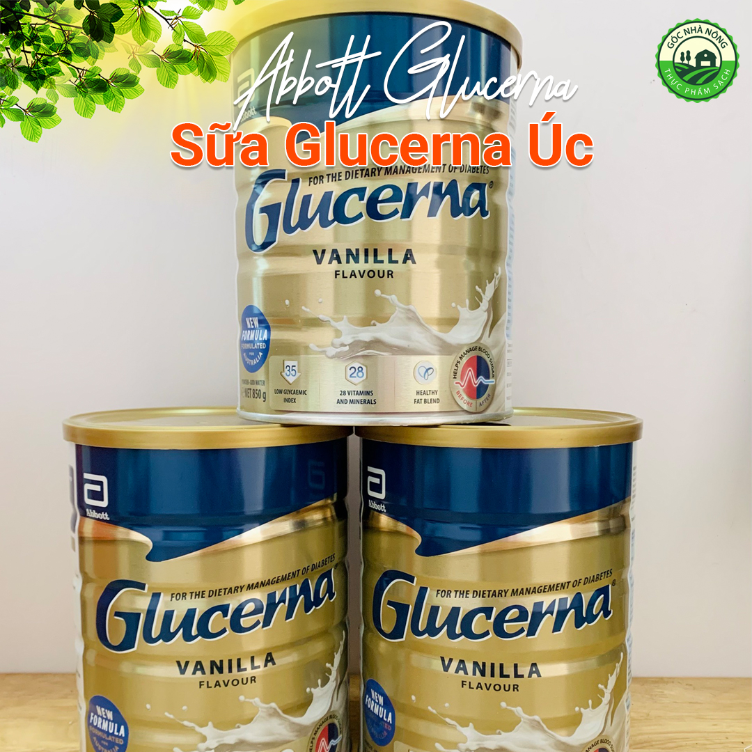 Sữa Glucerna Úc 850g (Nhập khẩu trực tiếp)