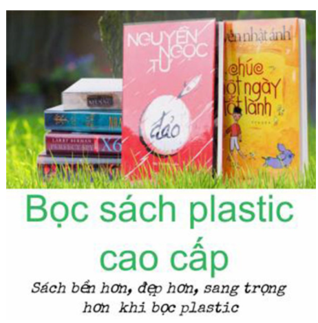 Bọc sách plastic cao cấp cho sách truyện (nhiều kích thước tùy chọn)