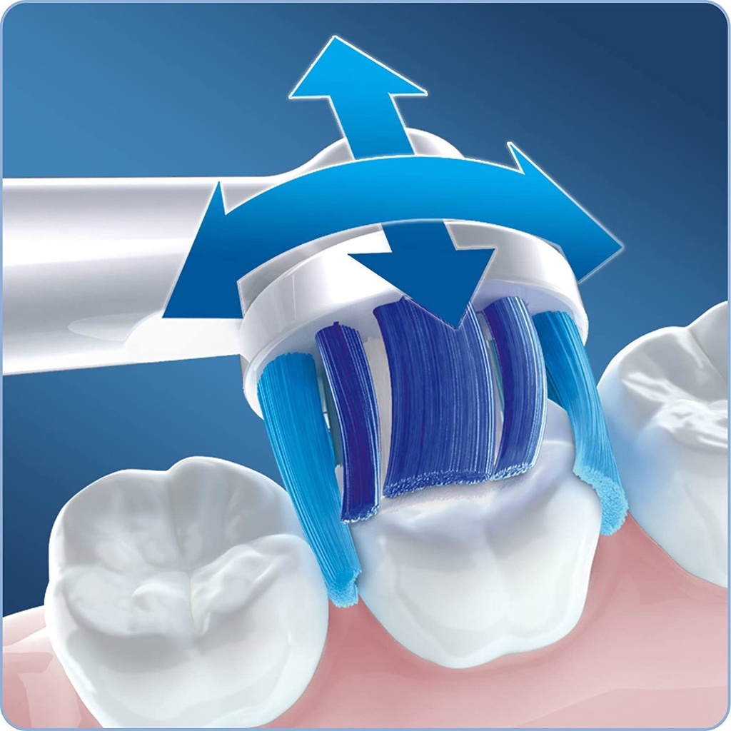 Bàn chải điện đánh răng tự động Precision clean Oral-B (bảo hành 6T + Tặng kèm nắp chụp đầu bàn chải.)