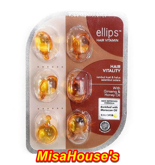 Vỉ Vitamin Ellips Dưỡng tóc ( 5 vỉ 5 màu)