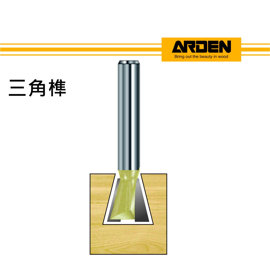 [HCM]Mũi phay gỗ Arden, Dovetail, 14 degree , Mã: A0306258