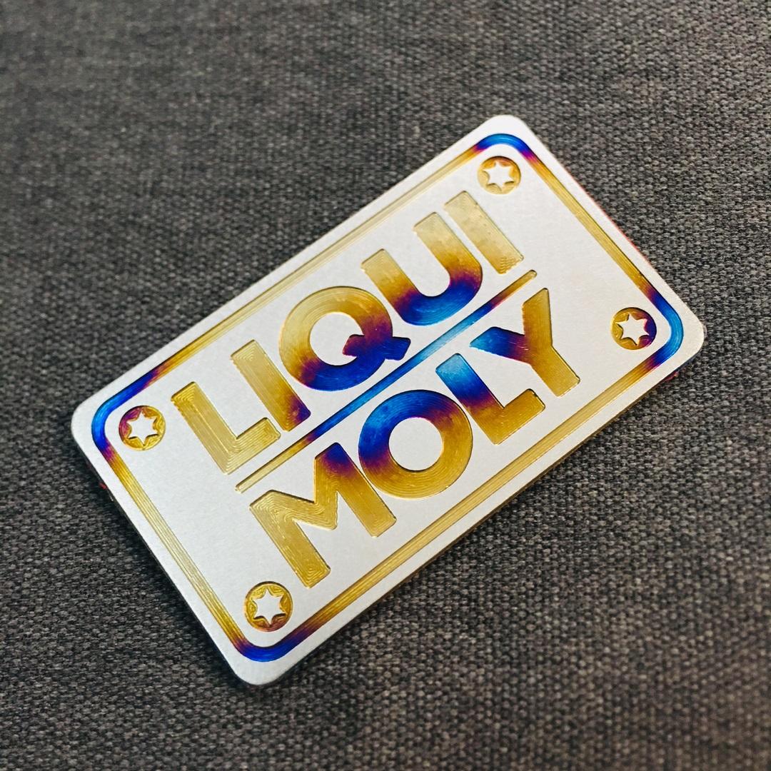 [TITAN MIẾNG LỚN] TEM TITAN LỚN HIỆU LIQUI MOLY DÁN GẮP XE CO,DÈ XE TAY GA TRANG TRÍ CỰC CHẤT (KEO 3M)