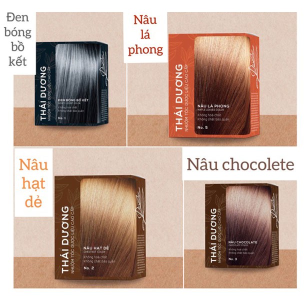 Nhuộm tóc dược liệu Thái dương