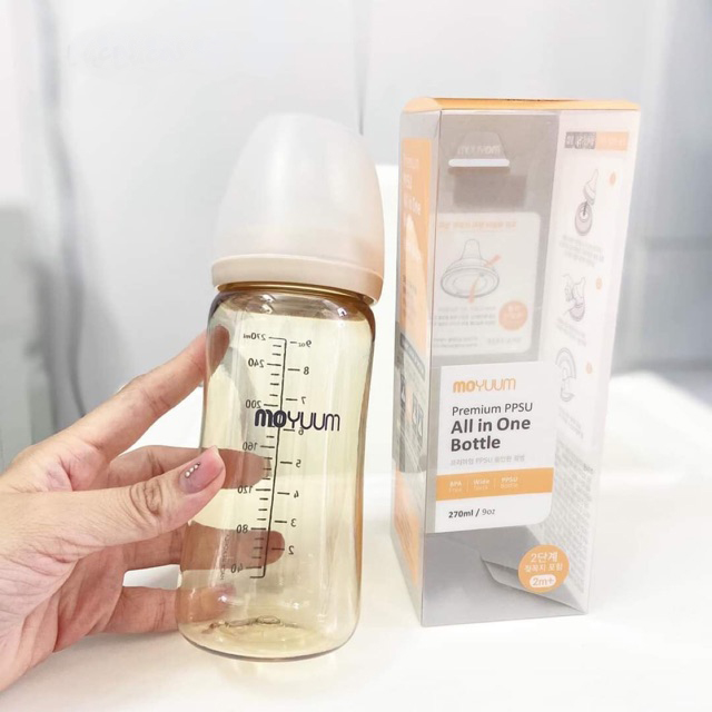 [HCM]Bình sữa MOYUUM 170ml/270ml nội địa Hàn Quốc