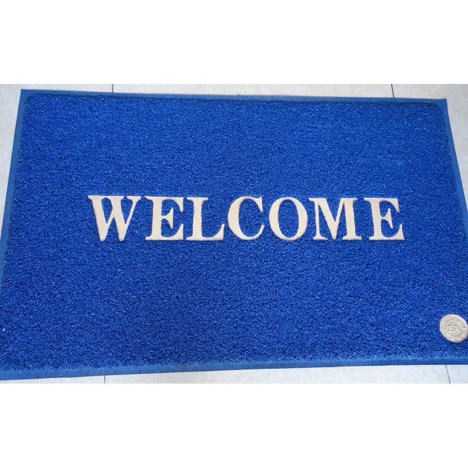 [HCM]Thảm nhựa lau chân Welcome 50x70cm