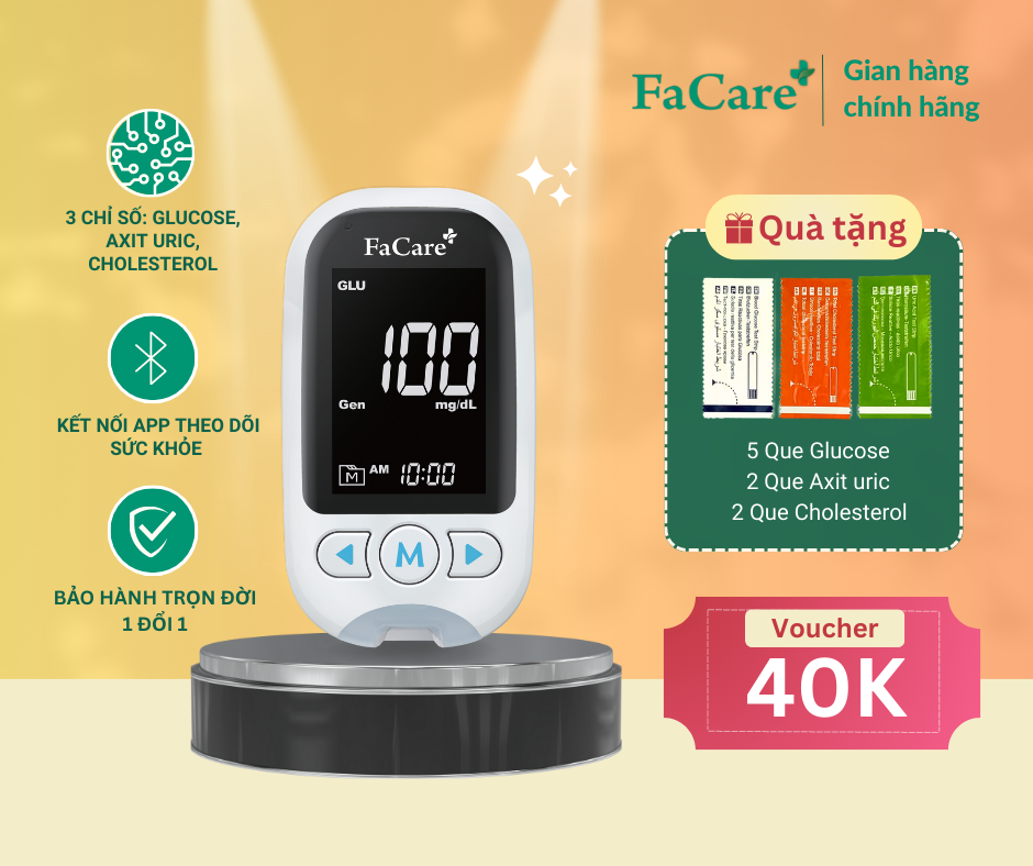 Blood Glucose Meter, gout, blood fat 5 in 1 facare fc-m168 Bluetooth/gift test strips, blood taking needle/Lifetime warranty 1 Đổi 1 free shipping