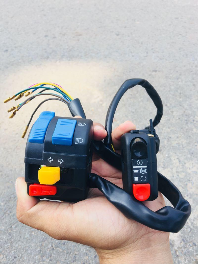 Bộ cùm FZ trái phải + cùm tăng tốc Domino