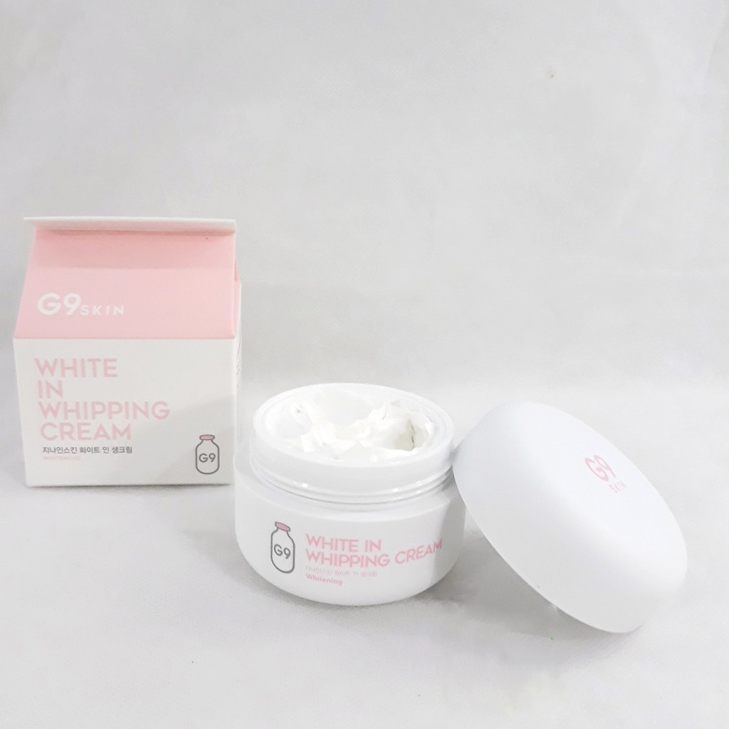 Kem Dưỡng Nâng Tông Trắng Hồng Da G9 Skin White In Milk Whipping Cream (50g)