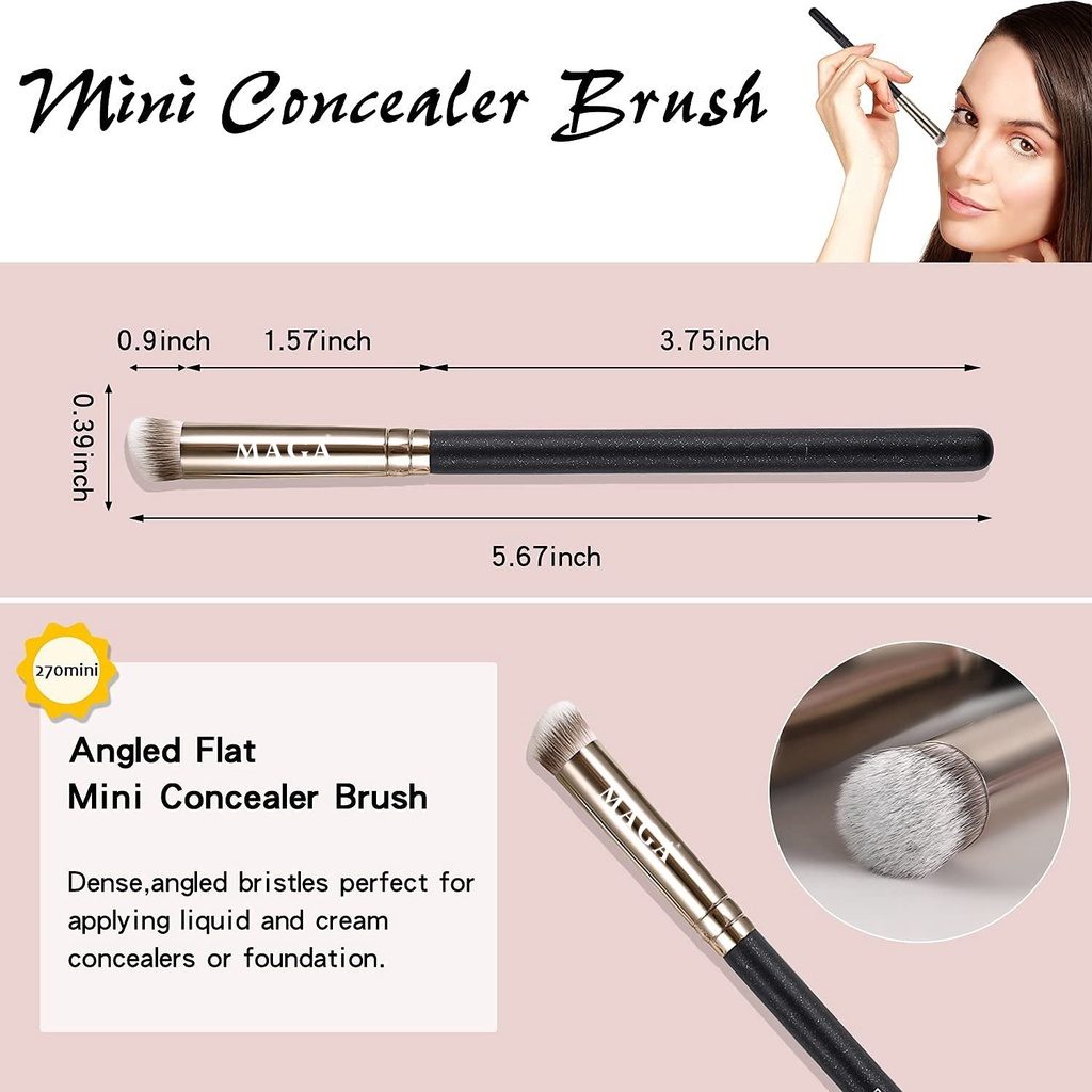 Cọ Che Khuyết Điểm MAGA Angled Fat Concealer Brush 170