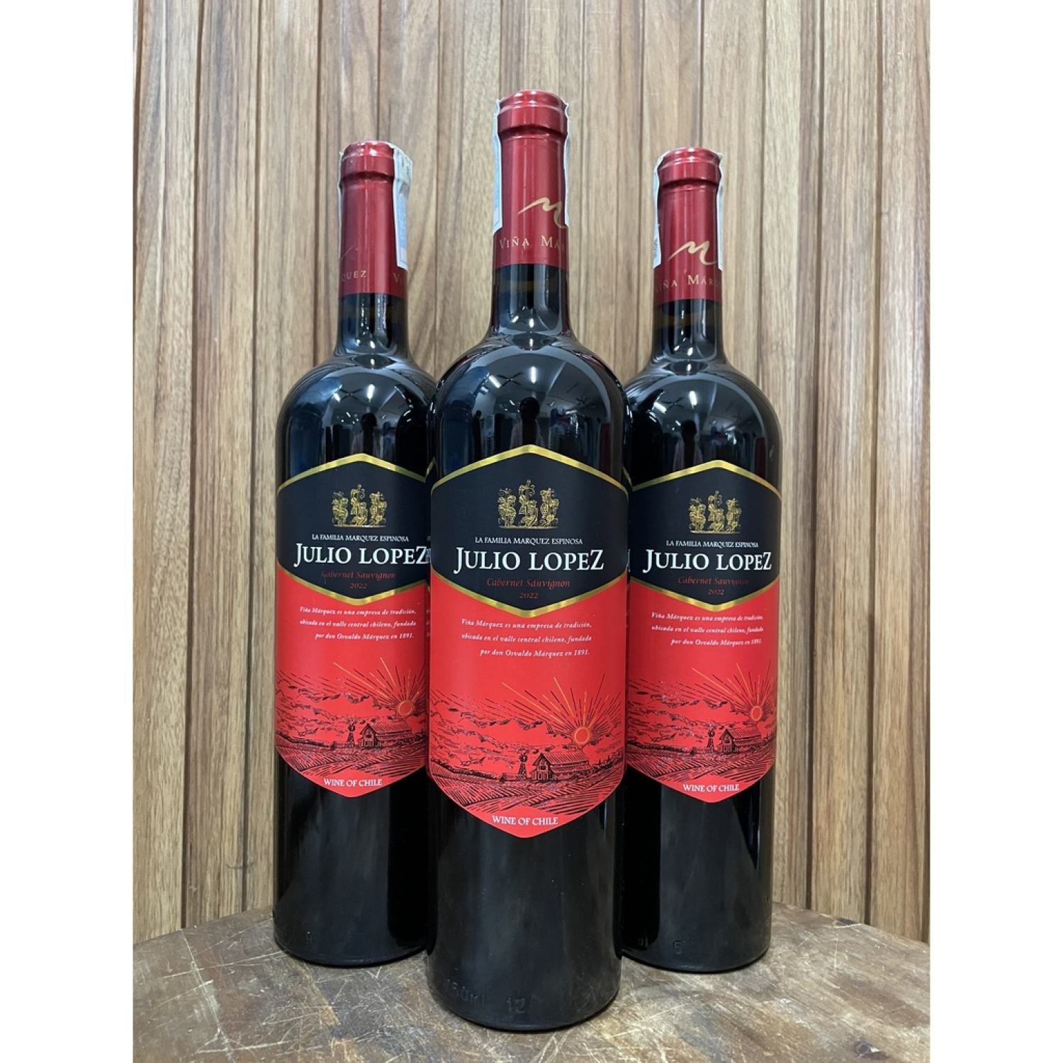 Vang Chile Julio Lopez Cabernet Sauvignon 750ml