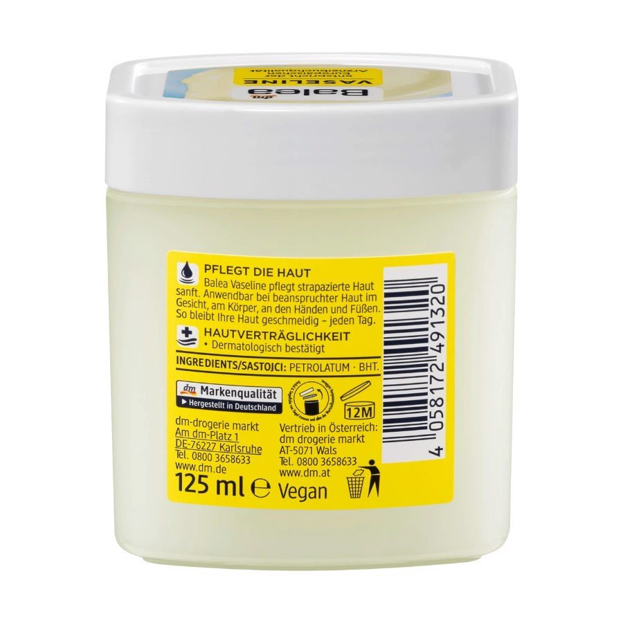 Kem dưỡng nẻ Vaseline Balea,125 ml